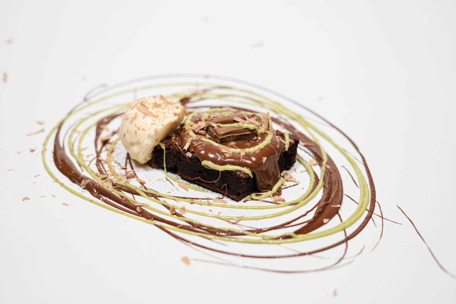 Pistachio and Galaxy Brownie
