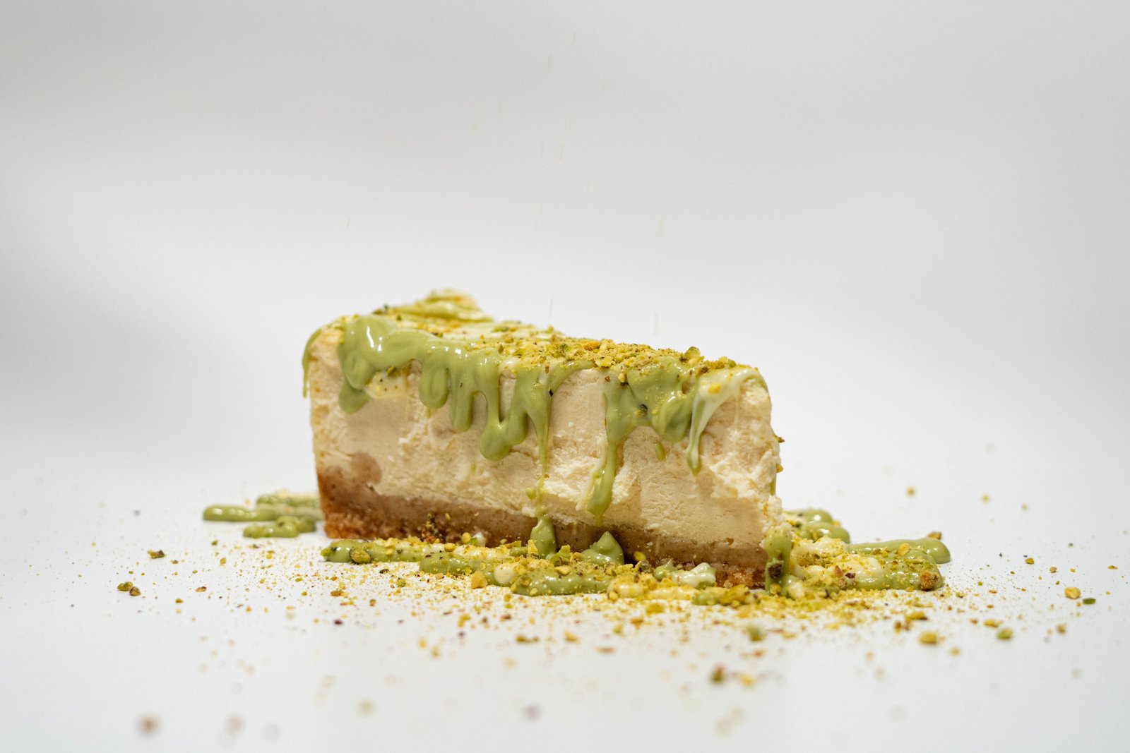 White Chocolate & Pistachio Cheesecake